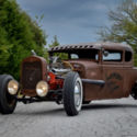 1931 Ford Model A Hot Rod Patina Rat Street 5 Window Chopped Channeled Air Ride
