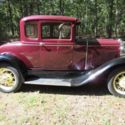 1931 Ford Model A rumble seat coupe, numbers matching solid older restoration