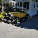 1931 Ford Model A Slantwindow Cabriolet- indented firewall