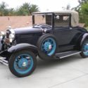 1931 Model A Ford 68B Carbriolet Frame-Off Restoration MARC of Excellence Award