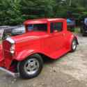 1931 Plymouth 3 Window Coupe Red RWD Automatic