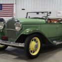 1931 Plymouth PA Roadster  69829 Miles Green Convertible 4 Cylinder Manual