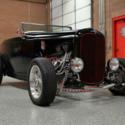 1932 DEARBORN DEUCE ROADSTER 502/502 Black Leather-AC-Stereo! *STUNNING Hot Rod!