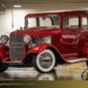 1932 Ford 2-Door Sedan  Cherry Red Coupe 390ci Cadillac V8 2437 Miles