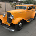 1932 Ford 2 Door Sedan Chopped Hot Rod Street Rod Original Steel Body