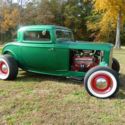 1932 Ford 3 Window Coupe 32 Frame Steel Hood-Grill V8 Hot Rod