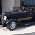 1932 Ford Cabriolet Steel Body With A/C 0 Black  383CI Automatic