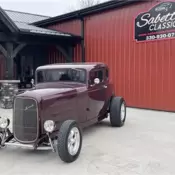 1932 Ford Coupe, Merlot with 7,300 Miles available now!