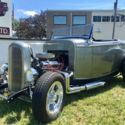 1932 FORD HIGH BOY ROADSTER 100 Miles GREY CONVERTIBLE 350 CID AUTOMATIC