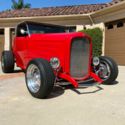 1932 Ford Roadster 350/700R4 TCI Chassis Custom Red Rooster Hot Rod