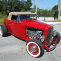 1932 Ford Roadster Highboy,Sid Chavers Top, Air,454,Big Block, Red Tan Interior