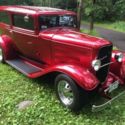 1932 Ford Sedan street rod model B. Candy Apple Red