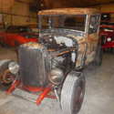 1932 FORD STEEL HI-BOY HOT RAT ROD TRUCK HAS FIRE DAMAGE BARN FIND PROJECT CAR