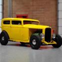 1932 FORD TUDOR SEDAN CHOPPED HOT ROD - ALL FORD Steel - Nut & Bolt Restoration!