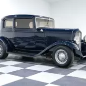 1932 Ford Victoria  61757 Miles BLUE Coupe 350ci Small Block V8 400 Turbo Automa