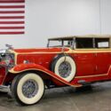 1932 Nash Ambassador  94781 Miles Red and Cream  322ci V8 3-Speed Manual