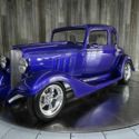 1933 5 WINDOW Newer Build Fuel Injection Custom Leather Interior STEEL HOT ROD A