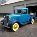 1933 Chevrolet Pickup Truck Blue Good Tires Wood Bed Floor 207 Gas Engine NICE!!
