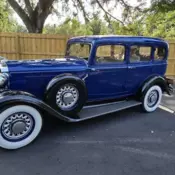 1933 Dodge 4 door Sedan Dual Side Mounts