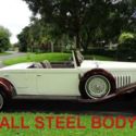 1933 DUESENBERG MODEL J REMOVABLE OPEN TOP REPLICA ALL STEEL ON GM CHASSIS N.R.