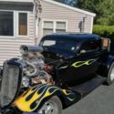 1933 Ford 3 Window Chop Top Coupe (original matching flamed hood included)