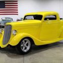 1933 Ford 3 window coupe  346 Miles Yellow Coupe 350ci V8 TH350 3-Speed Automati