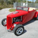 1933 Ford Cabriolet Street Rod Roadster,350, Auto,AC,PW.Fold Down Top,Red /Tan