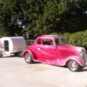 1933 Ford five window coupe street rod, show winner