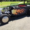 1933 ford high boy roadster 383 stroker with dual 4 carb set up 4 speed flames