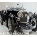 1933 MG J2 convertible 11167 Miles black  847 Manual