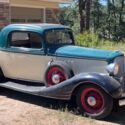 1933 Pontiac Model 601 Coupe Green RWD Manual two-tone green and beige