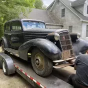 1934 Cadillac Series 355 Sedan Black touring