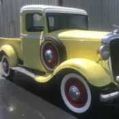 1934 Chevrolet Half Ton Pickup Yellow DB