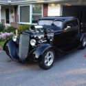 1934 Chevy coupe fiberglass body Supercharged  Awesome paint Old school interior