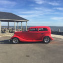 1934 Ford 2 door Steel Custom Street Rod Hot Chevy V8 Pro Built Full Leather 34