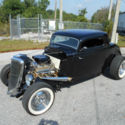 1934 Ford 3 Window Coupe High Boy Streetrod,Auto,Cold AC,Custom Int.Must See!!!
