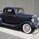 1934 FORD 3W COUPE PERIOD SURVIVOR HOT ROD, EXCEPTIONAL CONDITION, ALL STEEL