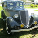1934 Ford 409 impala engine tag words gasser hot rod project street machine race
