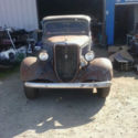 1934 ford 5 window coupe All STEEL NO RESERVE True Barn Find