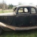 1934 Ford 5 Window Coupe Barnyard Find!