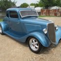 1934 FORD 5 WINDOW COUPE- HENRY FORD STEEL BODY. 383 STROKER, 2X4 12 BOLT. A/C