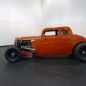 1934 Ford 5 window coupe, Real Henry Steel, Chopped Top