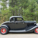 1934 FORD 5 WINDOW COUPE - REAL STEEL
