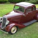 1934 Ford Coupe Custom, Henry Ford CA â€œBlack Plateâ€ Car, Multi Award Winner 8260