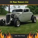 1934 Ford Coupe Rat Rod Classic Car, Street Rod, Hot Rod 7,554 Miles Pearl White
