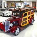 1934 Ford Custom Woodie  2171 Miles Red Wagon  Automatic