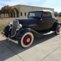 1934 FORD DELUXE CABRIOLET - SURVIVOR   . SOLID.  RUNS AND DRIVES.  DALLAS, TX