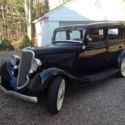 1934 FORD FORDOR, DELUXE V8 BLACK FOUR DOOR, RESTORED PLUS PARTS, SPARE FLATHEAD