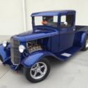 1934 Ford Pick Up, Flat head 8,  Offenhauser Aluminum heads,steel body Hot Rod
