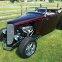 1934 Ford Roadster Burgundy Convertible V8 5.7L Automatic 3-Speed, Hiway Gear